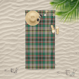 Scottish Craig Ancient Clan Tartan Beach Towel