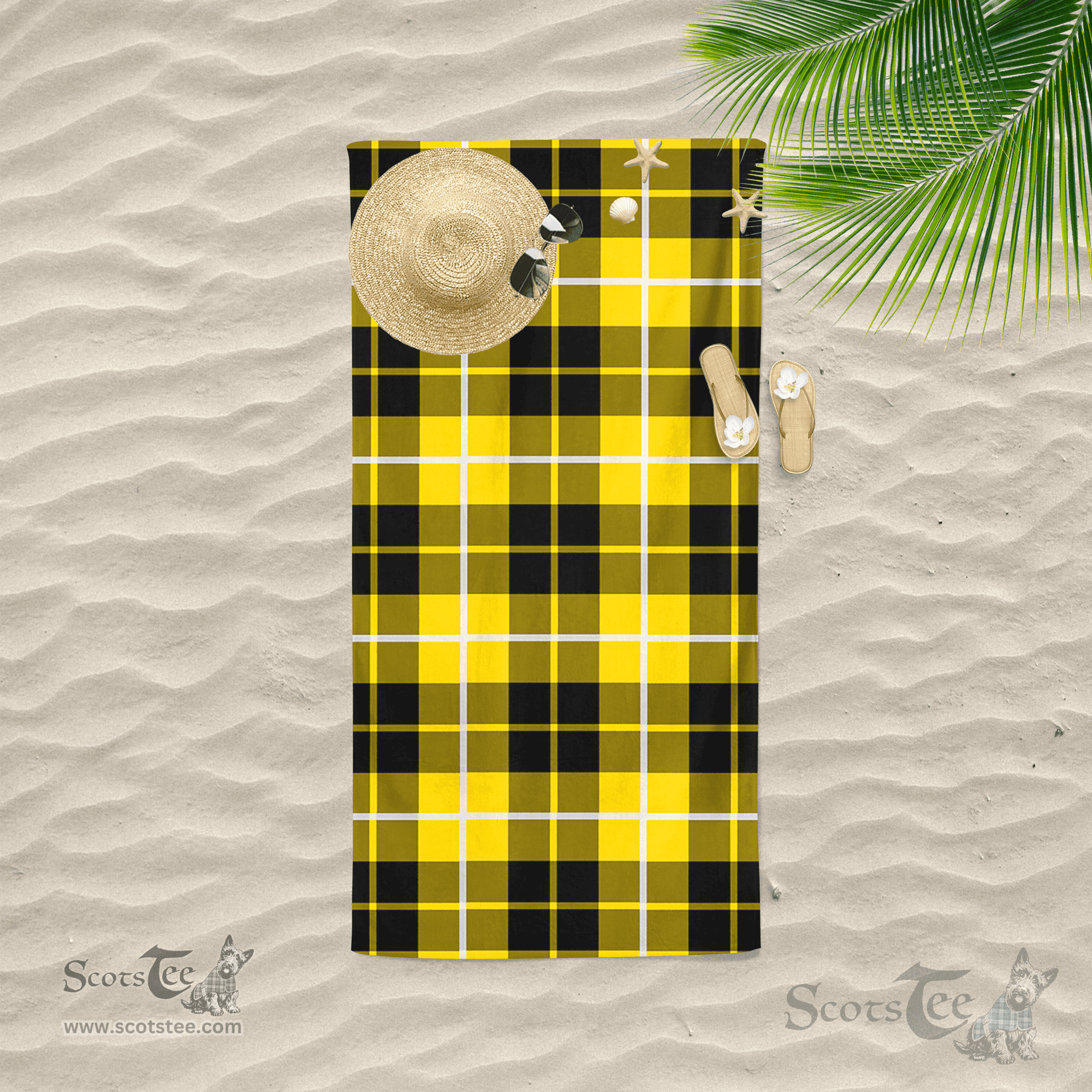 Scottish Barclay Dress Modern Clan Tartan Beach Towel