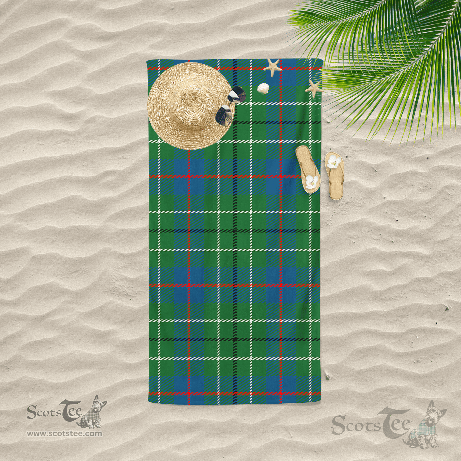Scottish Duncan Ancient Clan Tartan Beach Towel