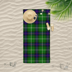 Scottish Donald MacDonald Clan Tartan Beach Towel