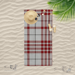 Scottish Clayton Clan Tartan Beach Towel