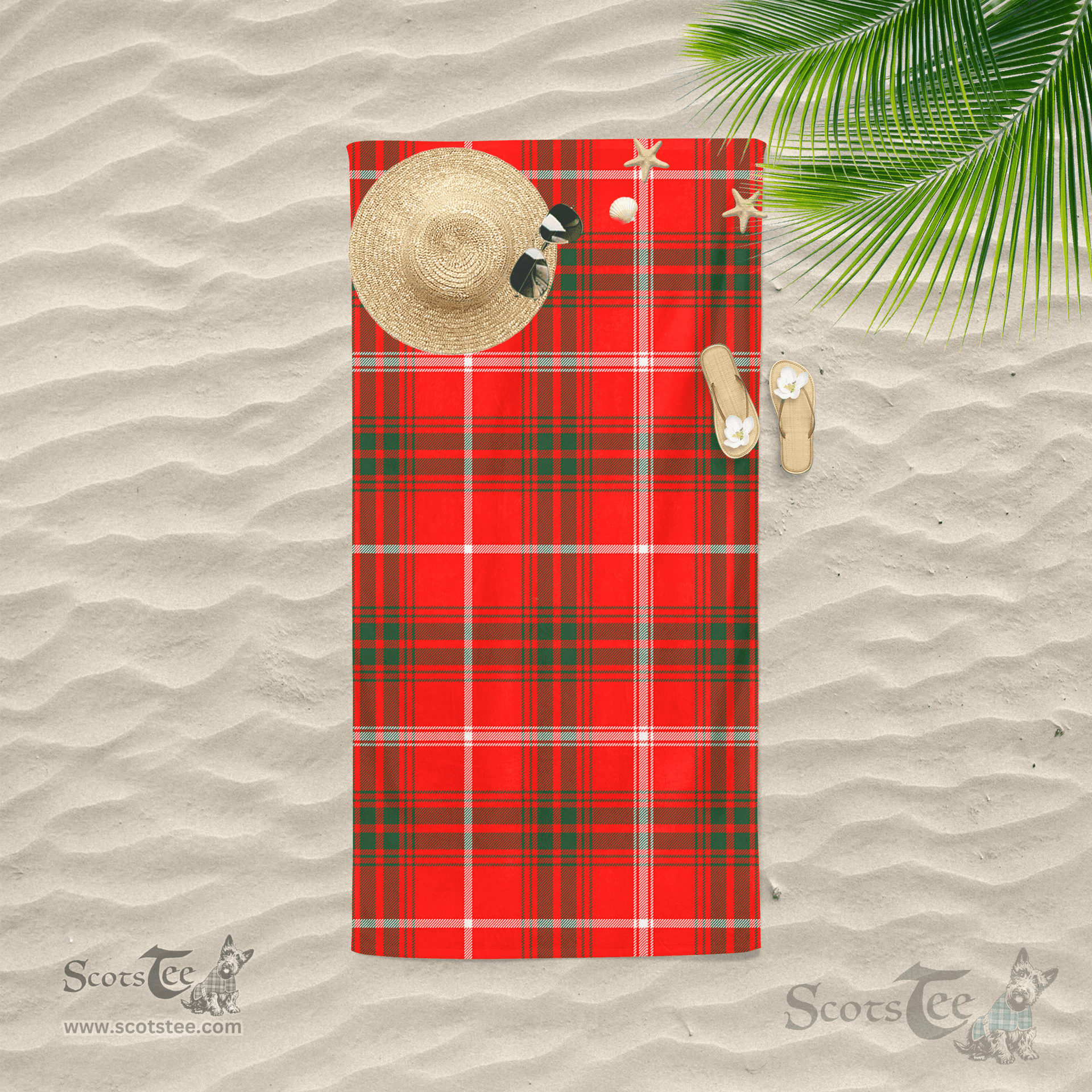 Scottish Duke Of Rothesay Clan Tartan Beach Towel
