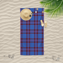 Scottish Elliot Clan Tartan Beach Towel