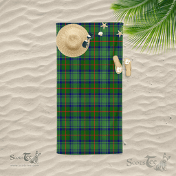 Scottish Cranstoun Modern Clan Tartan Beach Towel