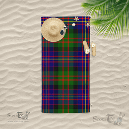 Scottish Chalmers Clan Tartan Beach Towel