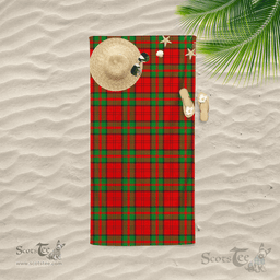Scottish Dunbar Clan Tartan Beach Towel