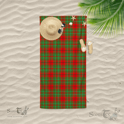 Scottish Cumming Clan Tartan Beach Towel