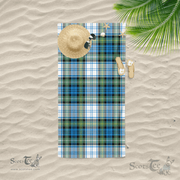 Scottish Campbell Dress Ancient Clan Tartan Beach Towel