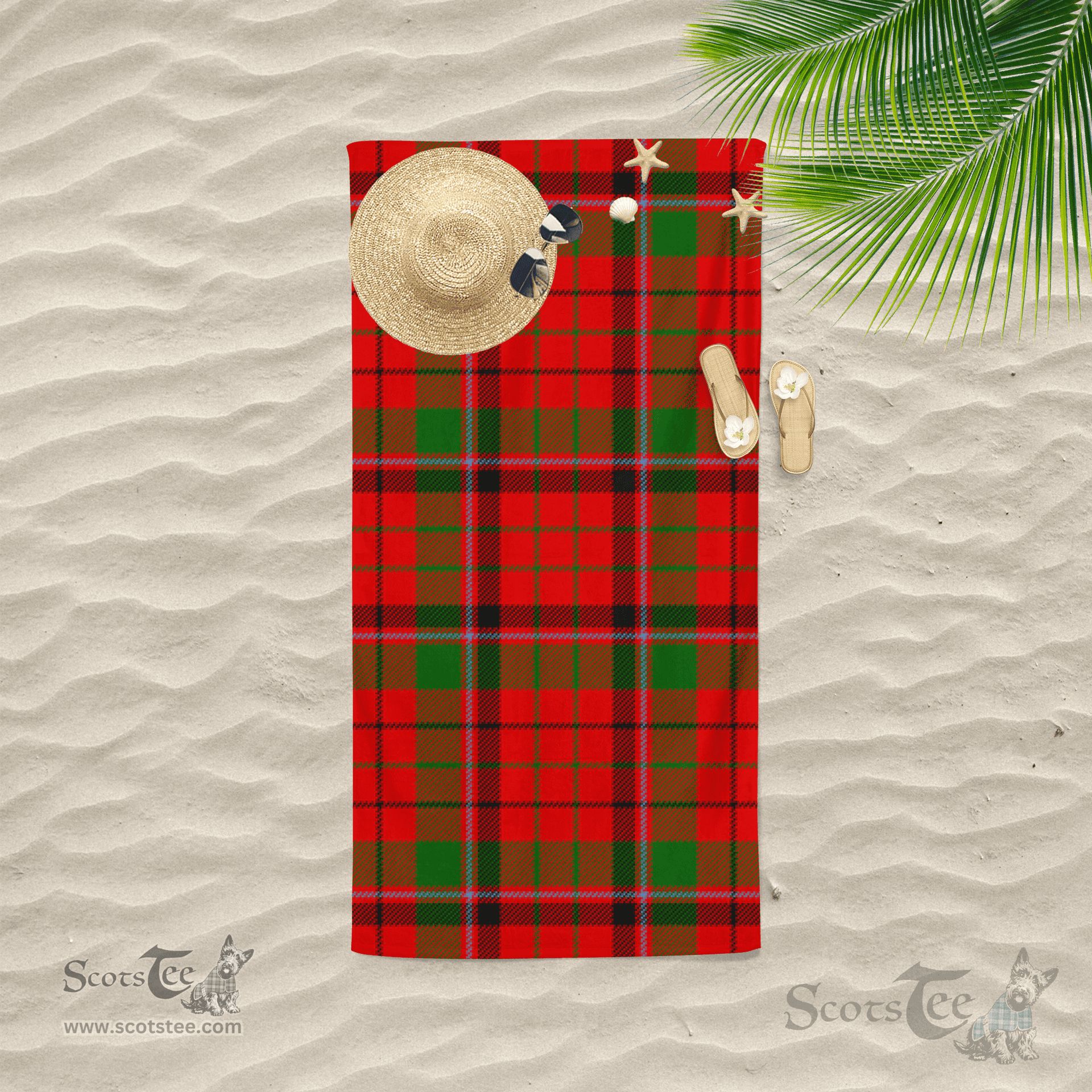 Scottish MacNeacail Clan Tartan Beach Towel