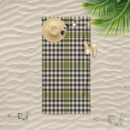 Scottish Burns Check Clan Tartan Beach Towel