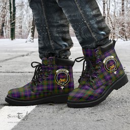 ScotsTee Shop Scottish Cameron of Erracht Modern Clan Crest Tartan All Season Boots