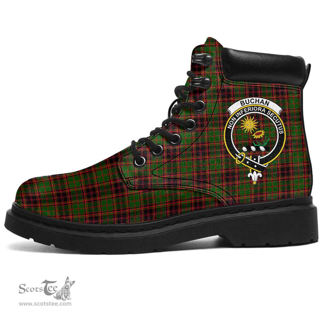ScotsTee Shop Scottish Buchan Modern Clan Crest Tartan All Season Boots
