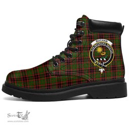 ScotsTee Shop Scottish Buchan Modern Clan Crest Tartan All Season Boots