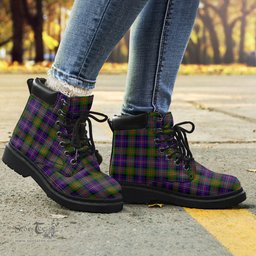 ScotsTee Shop Scottish Cameron of Erracht Modern Clan Tartan All Season Boots