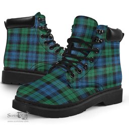 ScotsTee Shop Scottish Blackwatch Ancient Clan Tartan All Season Boots