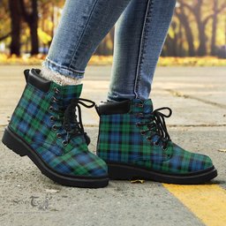 ScotsTee Shop Scottish Blackwatch Ancient Clan Tartan All Season Boots