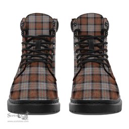 ScotsTee Shop Scottish Cameron of Erracht Weathered Clan Crest Tartan All Season Boots
