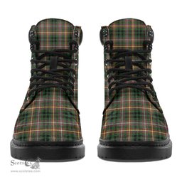ScotsTee Shop Scottish Buchanan Hunting Clan Crest Tartan All Season Boots