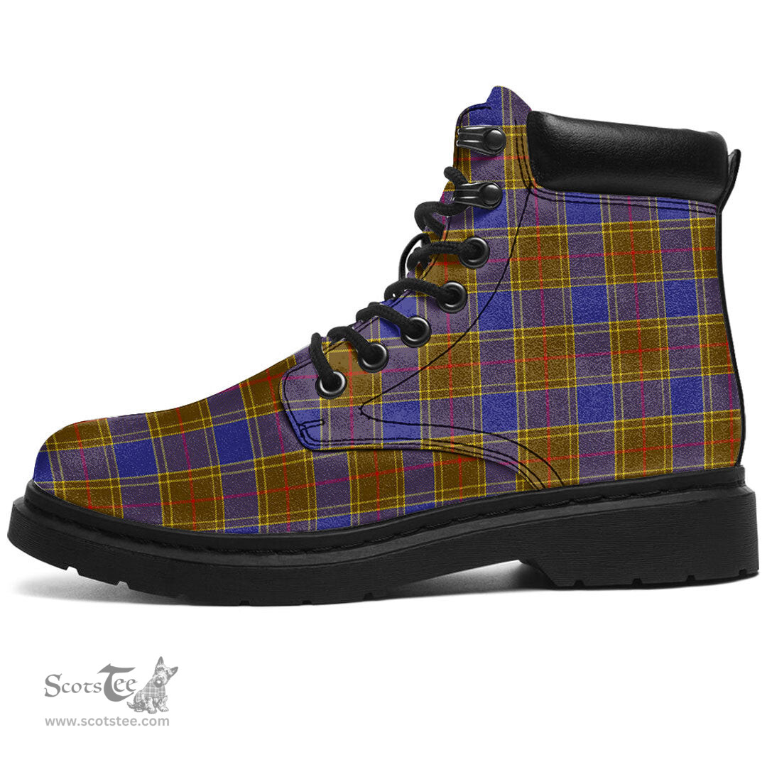 ScotsTee Shop Scottish Balfour Modern Clan Tartan All Season Boots