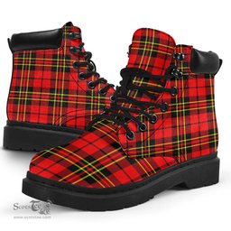 ScotsTee Shop Scottish Brodie Modern Clan Tartan All Season Boots