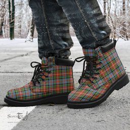 ScotsTee Shop Scottish Caledonia Ancient Clan Tartan All Season Boots