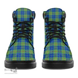 ScotsTee Shop Scottish Barclay Hunting Ancient Clan Crest Tartan All Season Boots