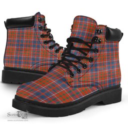 ScotsTee Shop Scottish Cameron of Lochiel Ancient Clan Tartan All Season Boots