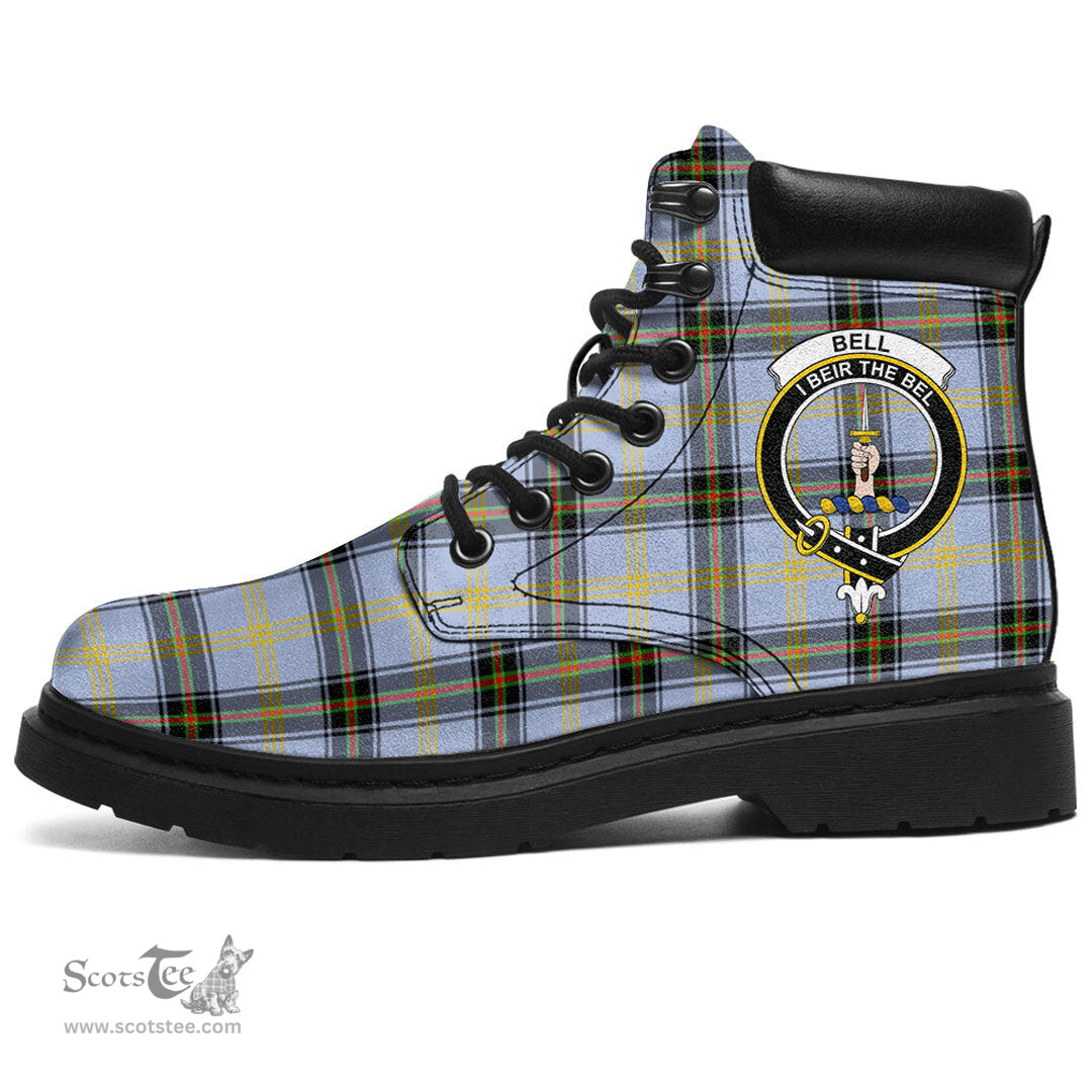 ScotsTee Shop Scottish Bell of the Borders Clan Crest Tartan All Season Boots