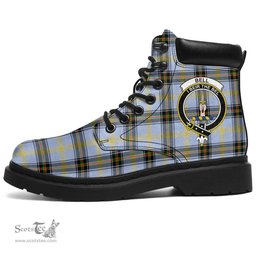 ScotsTee Shop Scottish Bell of the Borders Clan Crest Tartan All Season Boots