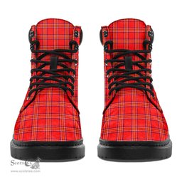 ScotsTee Shop Scottish Burnett Modern Clan Crest Tartan All Season Boots