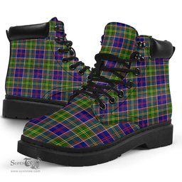 ScotsTee Shop Scottish Ayrshire District Clan Tartan All Season Boots