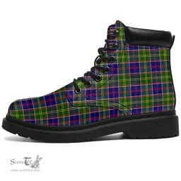 ScotsTee Shop Scottish Ayrshire District Clan Tartan All Season Boots