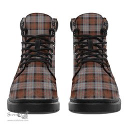 ScotsTee Shop Scottish Cameron of Erracht Weathered Clan Tartan All Season Boots