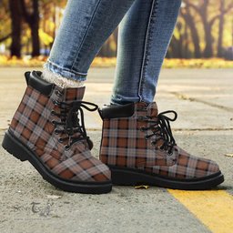 ScotsTee Shop Scottish Cameron of Erracht Weathered Clan Tartan All Season Boots