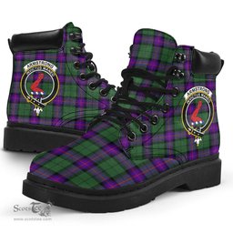 ScotsTee Shop Scottish Armstrong Modern Clan Crest Tartan All Season Boots