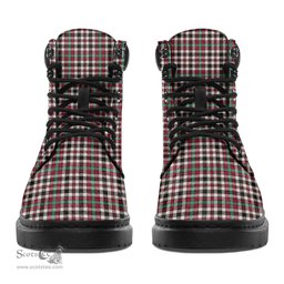 ScotsTee Shop Scottish Borthwick Dress Ancient Clan Crest Tartan All Season Boots