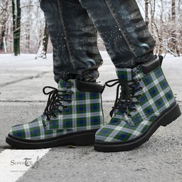 ScotsTee Shop Scottish Blackwatch Dress Modern Clan Tartan All Season Boots