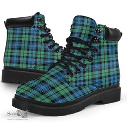 ScotsTee Shop Scottish Campbell Ancient 01 Clan Tartan All Season Boots
