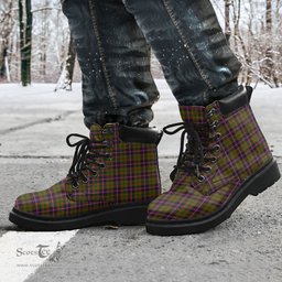 ScotsTee Shop Scottish Cochrane Modern Clan Tartan All Season Boots