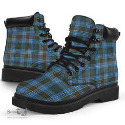 ScotsTee Shop Scottish Cockburn Modern Clan Tartan All Season Boots