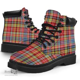 ScotsTee Shop Scottish Drummond of Strathallan Clan Tartan All Season Boots