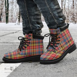 ScotsTee Shop Scottish Drummond of Strathallan Clan Tartan All Season Boots