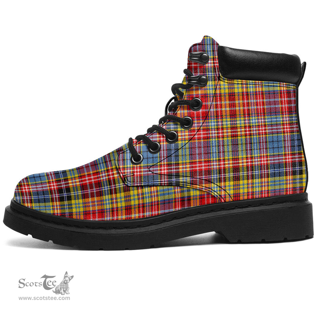 ScotsTee Shop Scottish Drummond of Strathallan Clan Tartan All Season Boots