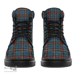 ScotsTee Shop Scottish Fraser Hunting Ancient Clan Crest Tartan All Season Boots