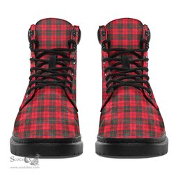 ScotsTee Shop Scottish Drummond Modern Clan Crest Tartan All Season Boots