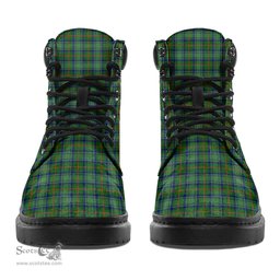 ScotsTee Shop Scottish Cranstoun Clan Crest Tartan All Season Boots