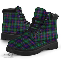 ScotsTee Shop Scottish Campbell of Cawdor Modern Clan Tartan All Season Boots