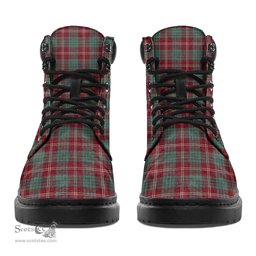ScotsTee Shop Scottish Crawford Modern Clan Crest Tartan All Season Boots