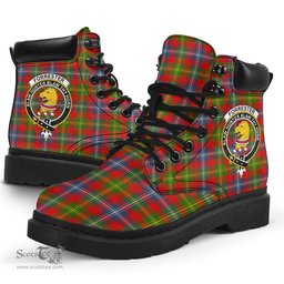 ScotsTee Shop Scottish Forrester Clan Crest Tartan All Season Boots