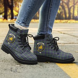 ScotsTee Shop Scottish Campbell Argyll Modern Clan Crest Tartan All Season Boots
